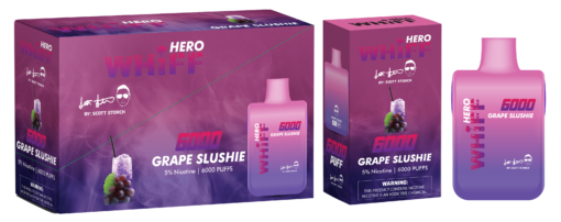 Whiff-Hero-6000-puff-vape-disposable-grape-slushie