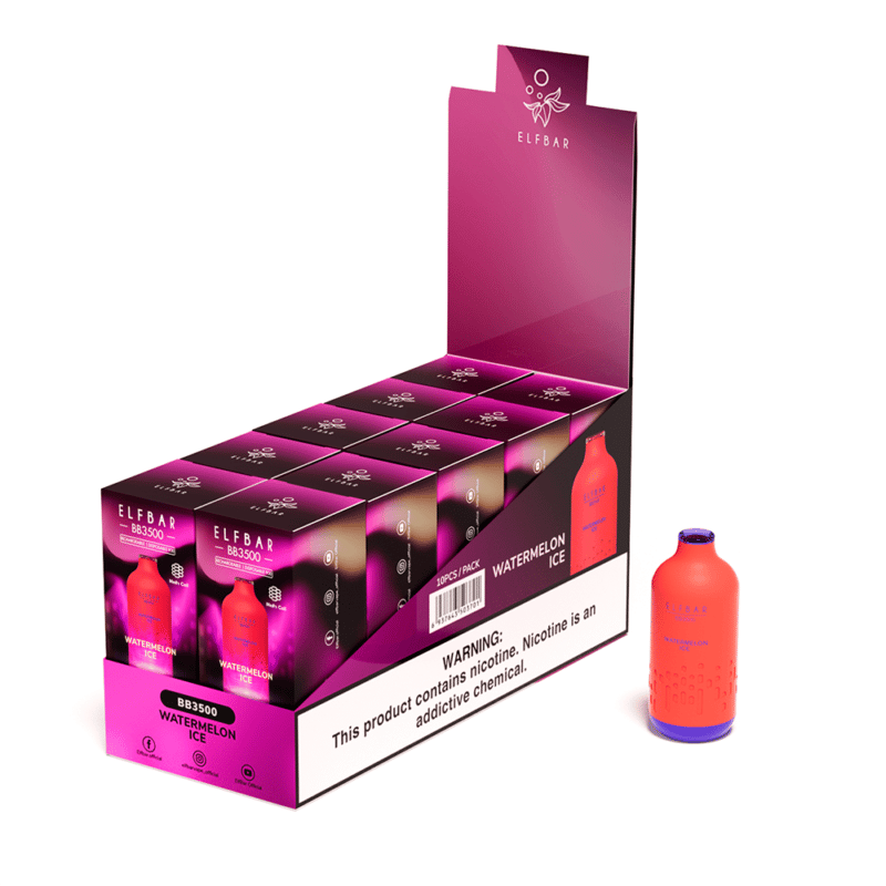 Elf Bar 3500 Puff Disposable BB3500 by the BOX