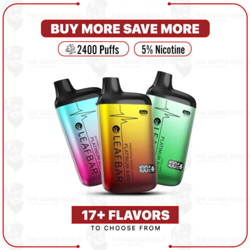 Leaf Bar Platinum 8000 Puff Disposable Vape