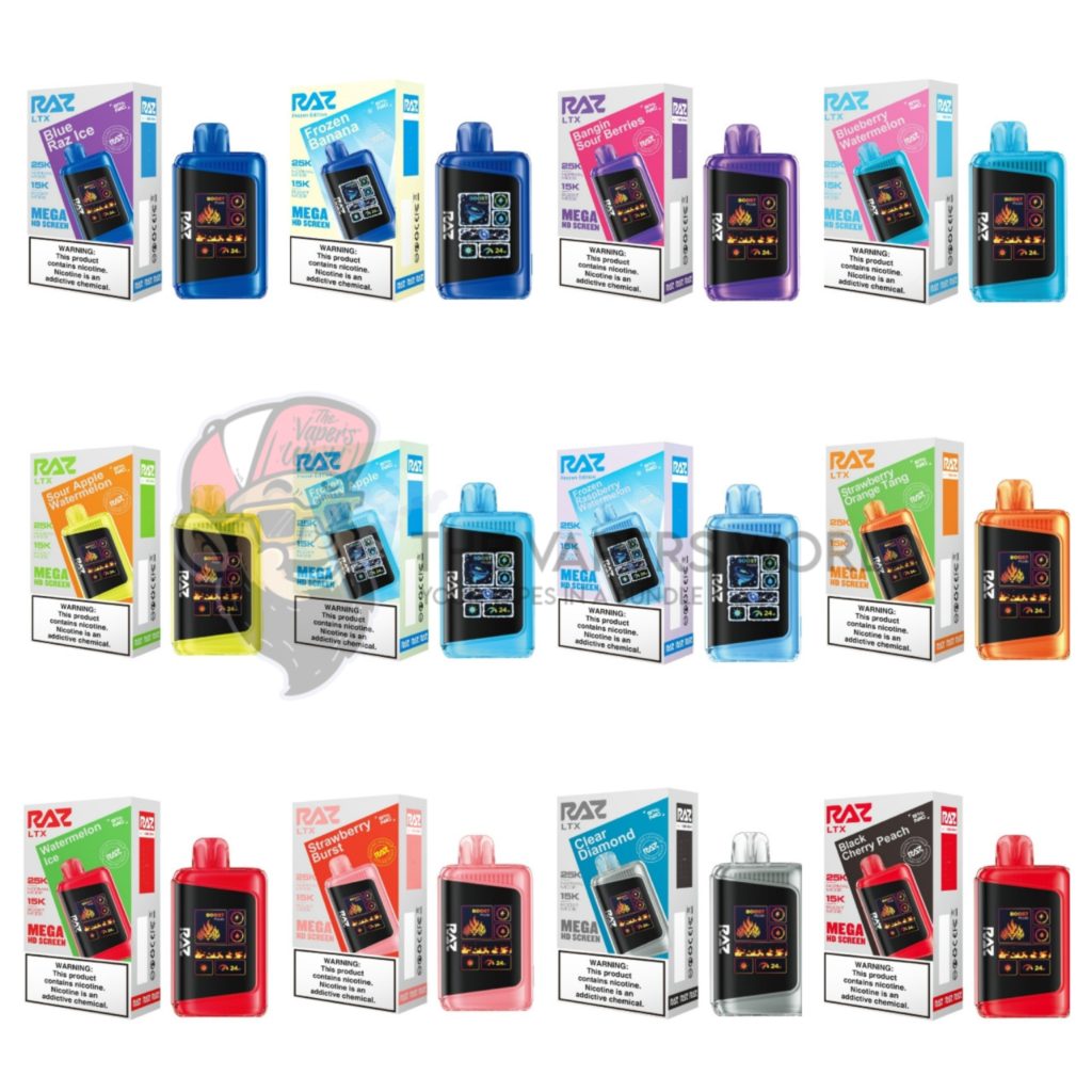Disposable Vapes - Raz Ltx25000 Sour Raspberry Punch RAZ LTX 25000 HOLO  EDITION  Vape Mumbai Australia Sour Punch Bites Merry Mix