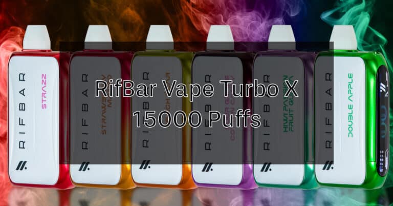 RifBar Vape Turbo X 15000 Puffs