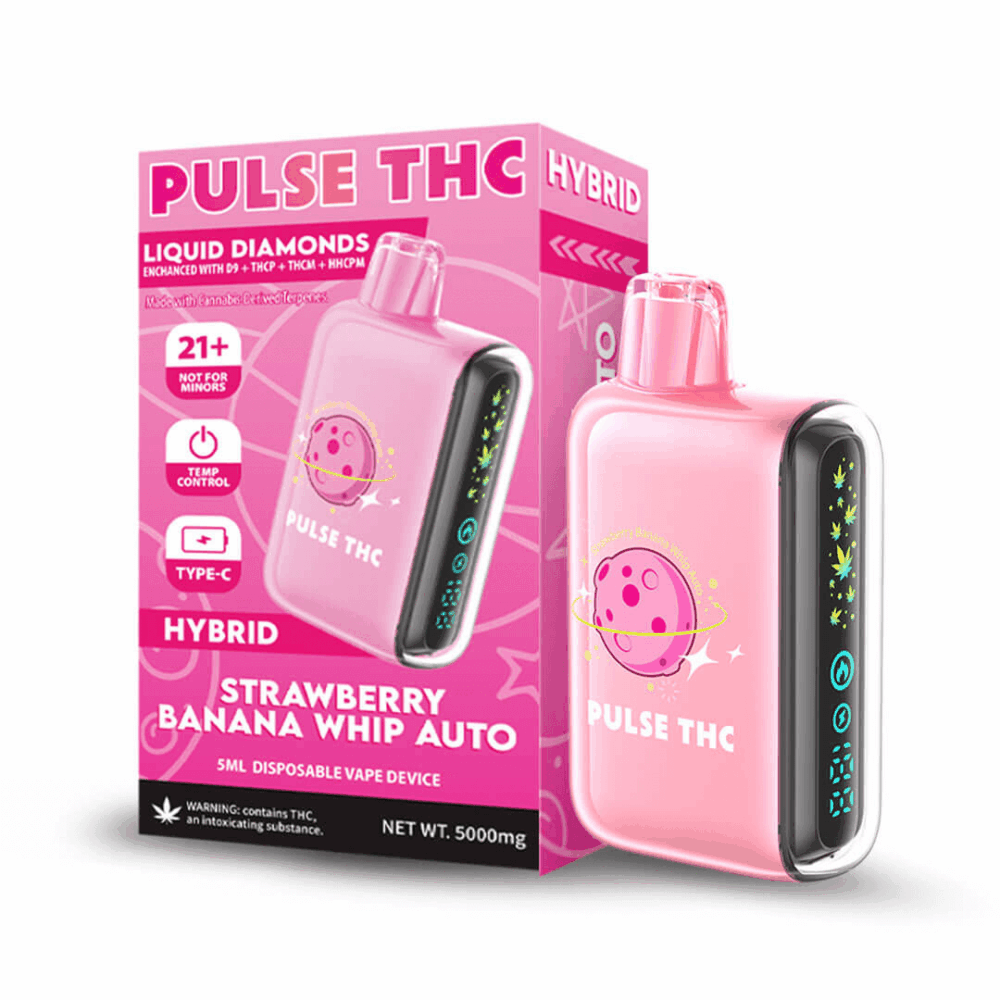 Pulse THC Vape Strawberry Banana Whip Auto