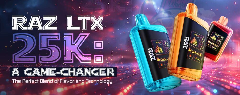 Raz Hawaiian Sunset Flavor RAZ LTX Punch Edition Disposable Vape 25K  Bold Fruit  Punch Flavors