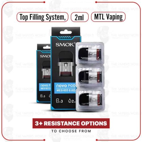 SMOK NOVO Top Fill Replacement Pod Cartridge - 3PK