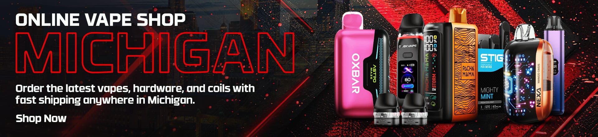 Online Vape Shop Michigan desktop