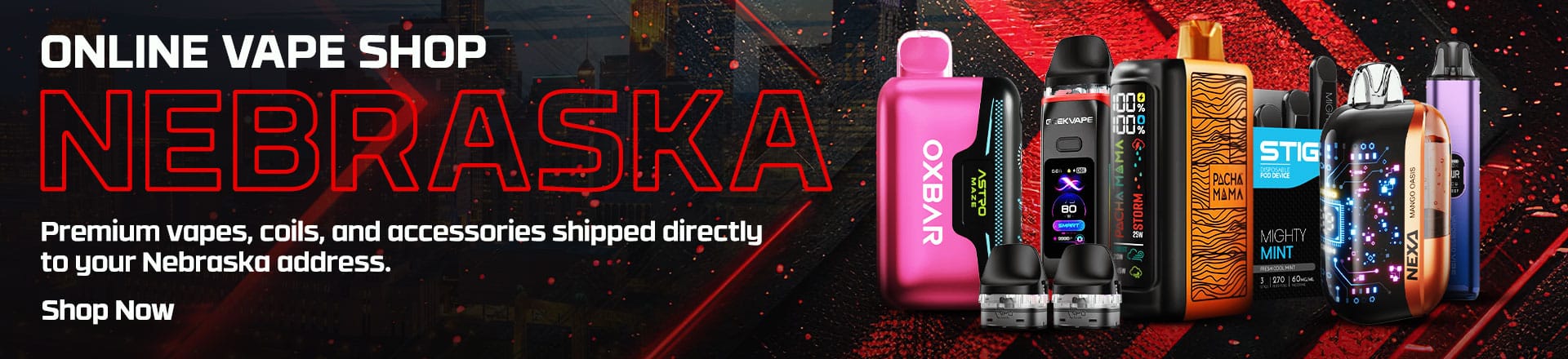 Online Vape Shop Nebraska desktop