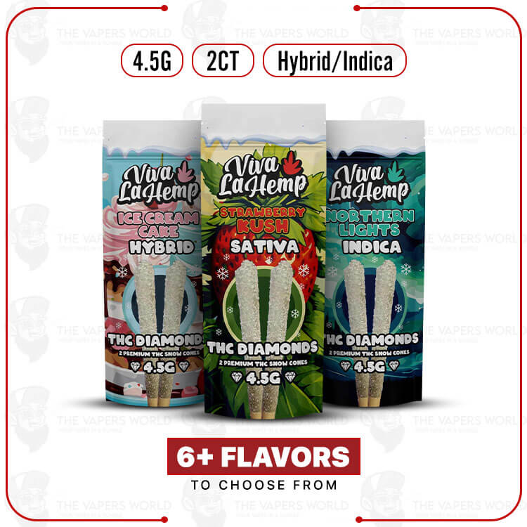 4.5G THC Snowcones Pre-rolls