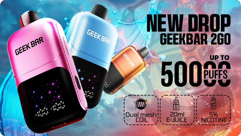 New Drop - Geekbar 2GO 50K Disposable Vape