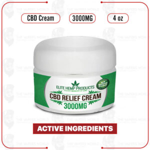 Elite Hemp – CBD Pain Relief Cream 3000mg