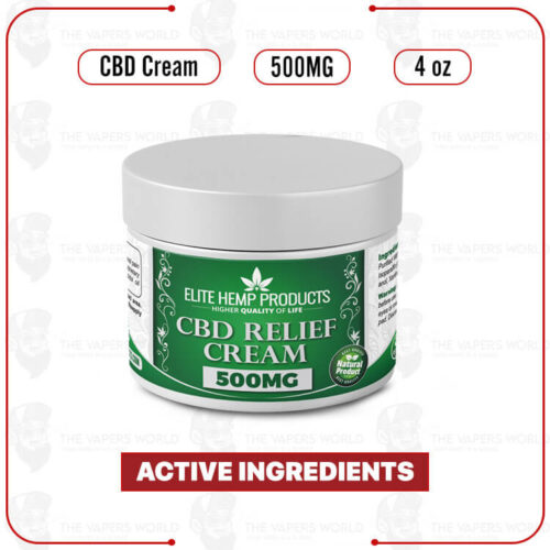 Elite Hemp - CBD Pain Relief Cream 500mg