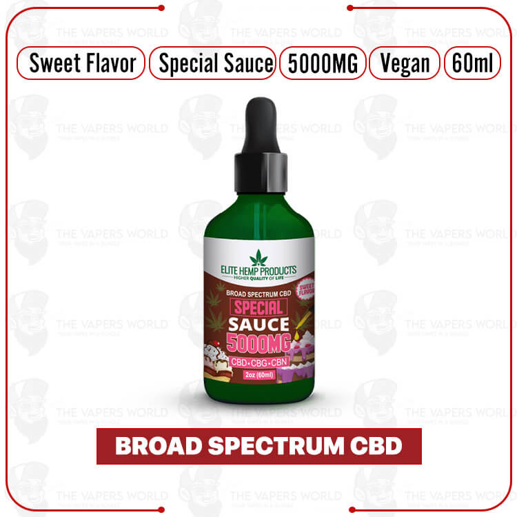 Elite Hemp CBD Special Sauce 5000mg Desserts