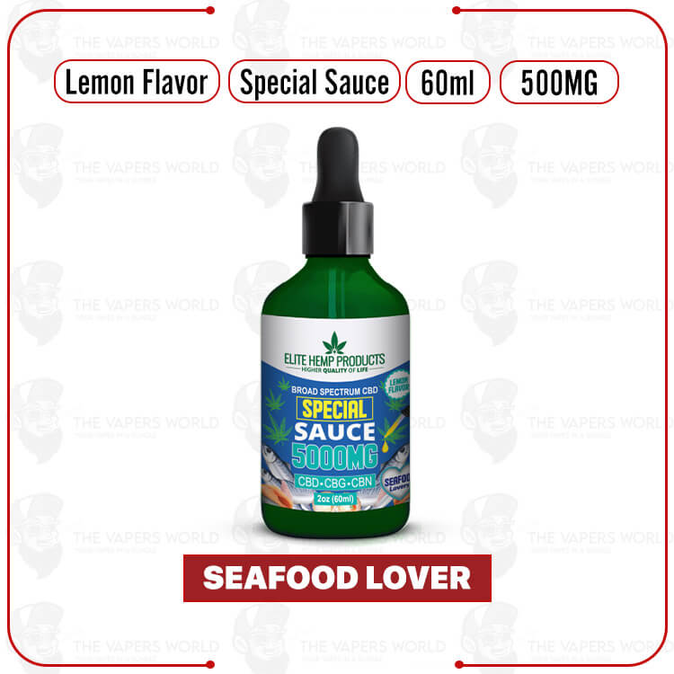 Elite Hemp - CBD Special Sauce 5000mg Seafood Lover