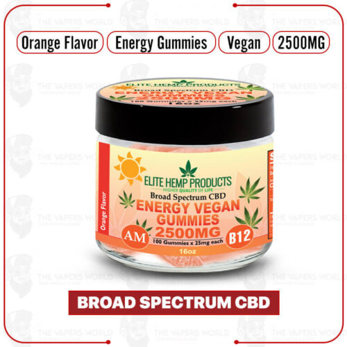 Elite Hemp - CBD Vegan Gummies 2500mg Energy