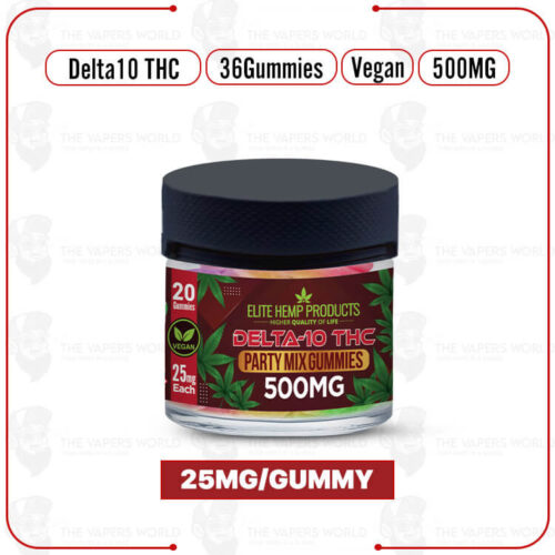 Elite Hemp Delta 10 Mix Vegan Gummies 500mg
