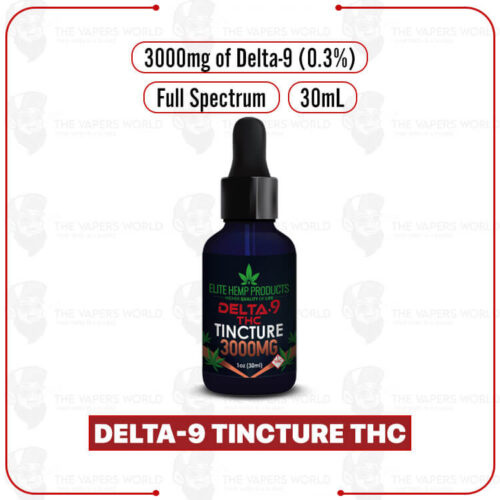 Elite Hemp - Delta-9 Tincture THC 3000MG