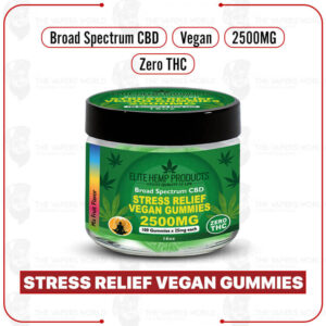 Elite Hemp – Stress Relief Vegan Gummies 2500mg