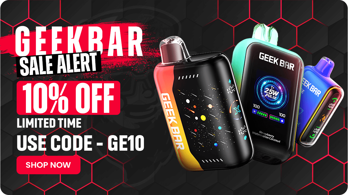 10% OFF Geekbars