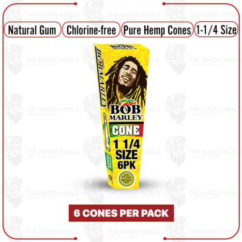 Bob Marley - PH - Pre-Rolled Cone - 1-1/4 Size - 6PK