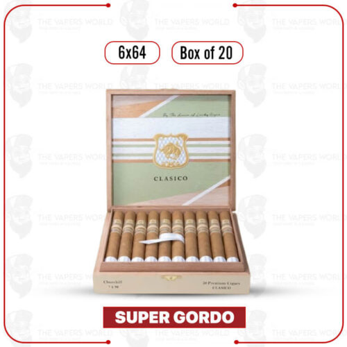 Classico by Lucky Cigar: Super Gordo 6x64 Box of 20 Cigars