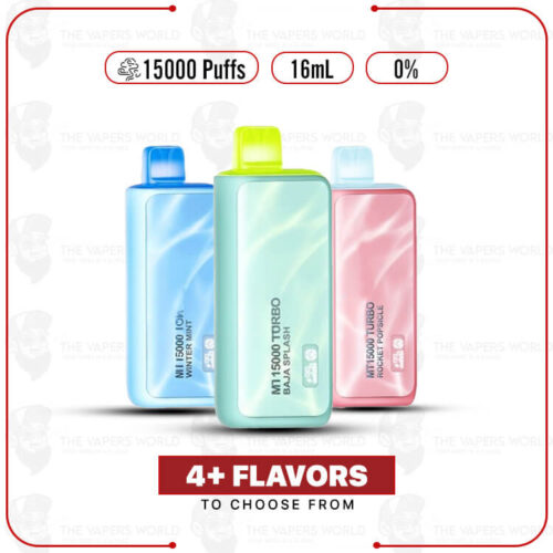 MT15000 TURBO 0% Nicotine Disposable Vape