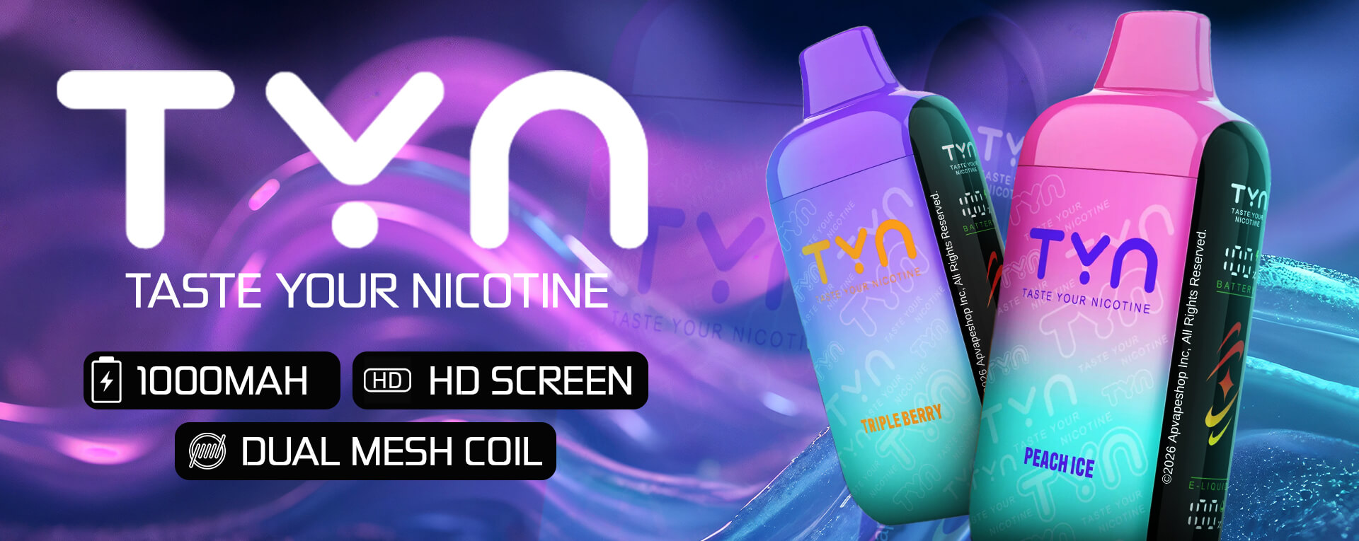 TYN 50k Puffs Features