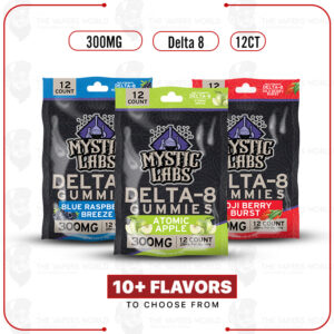 Mystic Labs Delta 8 THC Gummies 300MG – 12CT