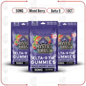 Mystic Labs Mixed Berry Delta-9 Gummies 50MG – (10CT)