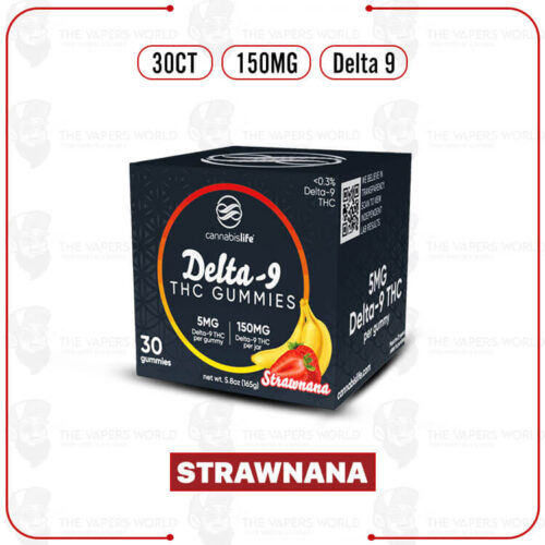 Cannabis Life Strawnana Delta-9 THC Gummies - 150MG | 30CT