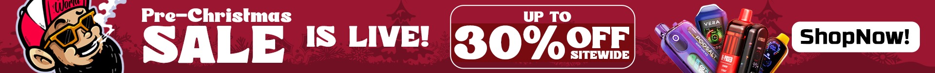 pre christmas sale is live