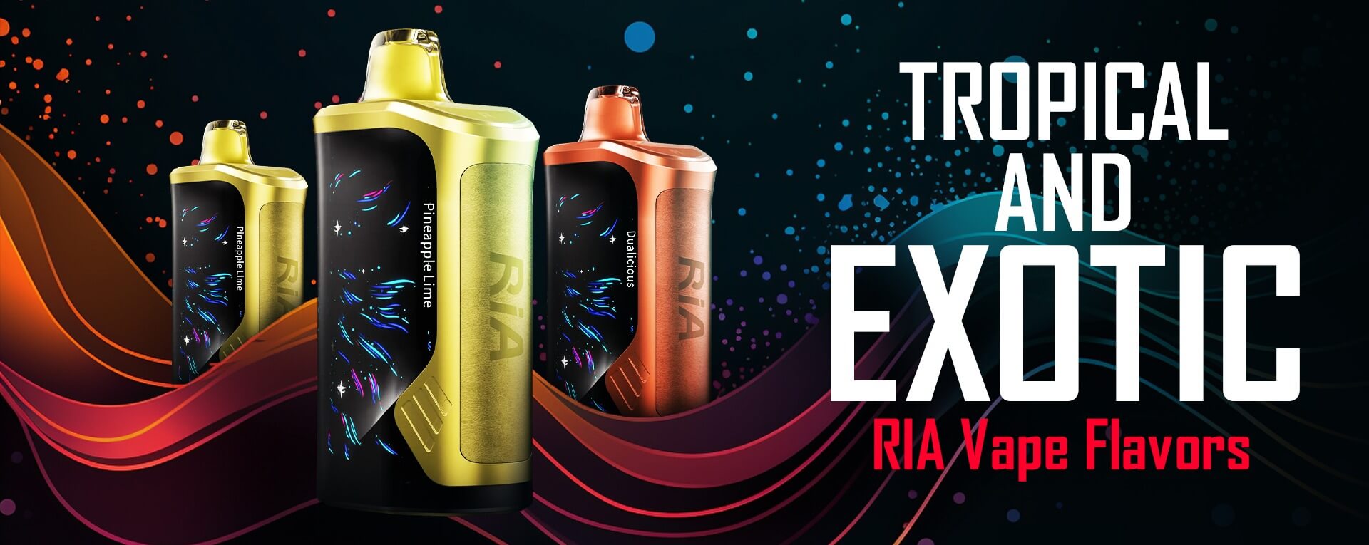 Tropical and Exotic RIA Vape Flavors