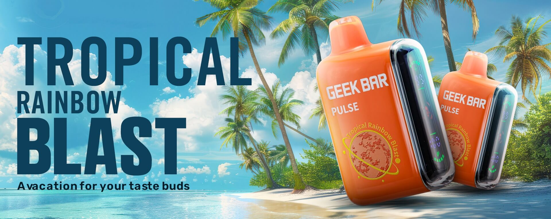 Tropical Rainbow Blast Geek Bar Flavor Review