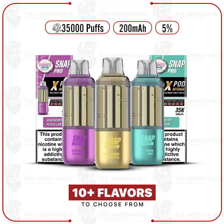 Dinner Lady Snap Pro Intense 35K Disposable Refill Pod