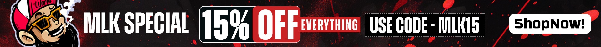 MLK Day Special - 15% OFF