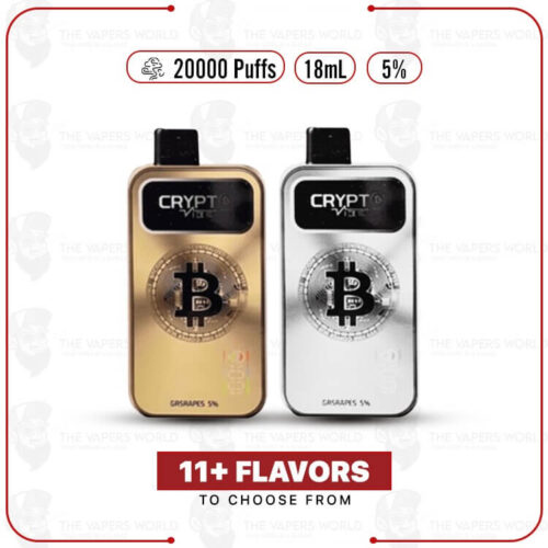 Crypto Vibe Bitcoin 20K Puff Disposable Vape