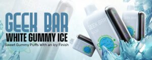 Geek Bar White Gummy Ice Flavor – Geekbar Pulse 15K