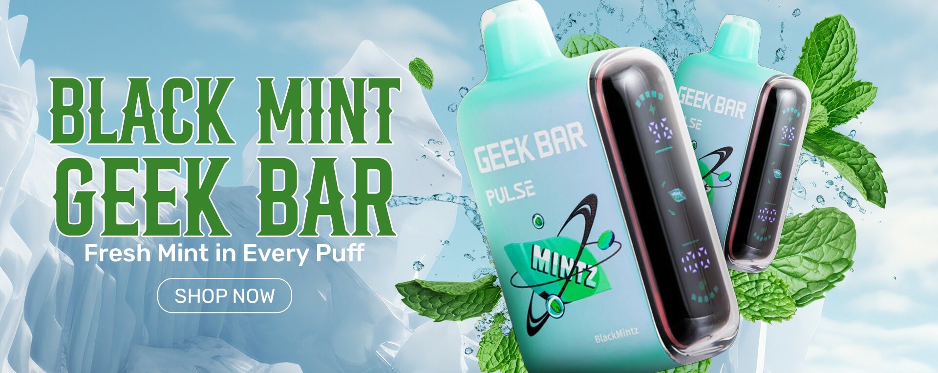 Black Mint Geek Bar - Mint with a Mood