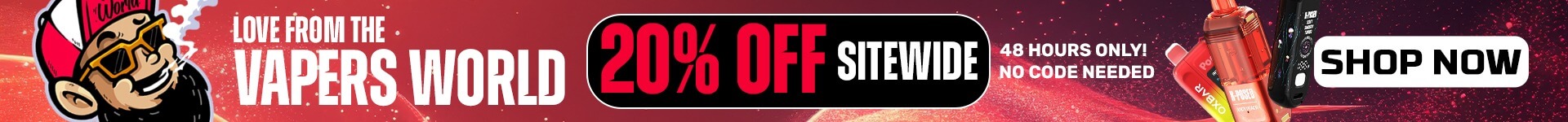 Valentine Day Sale - 20% OFF Sitewide