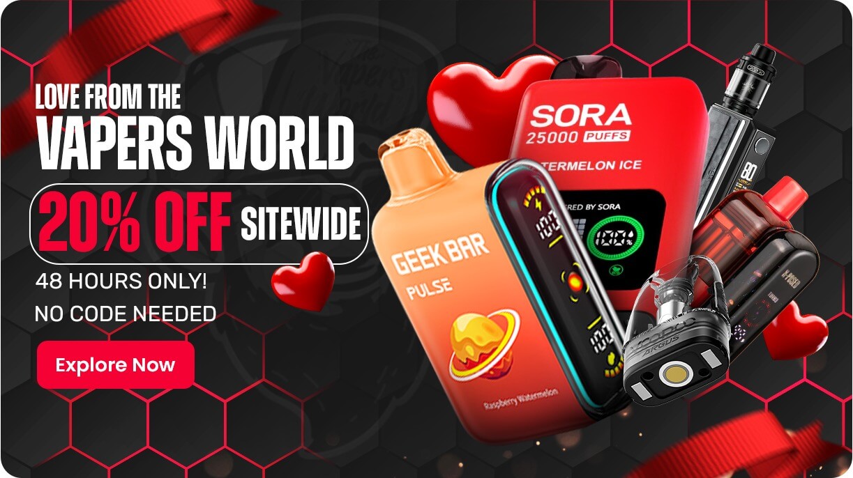 20% OFF sitewide - Valen tine Day Sale is Live