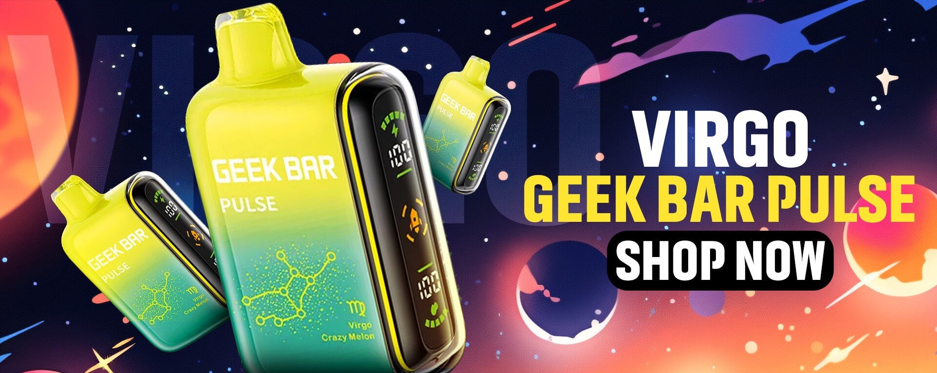 Virgo Crazy Melon - Geek Bar Pulse - Shop Now