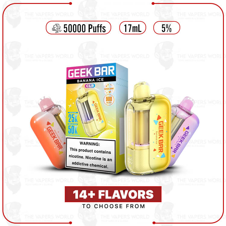 Geek Bar CLR 50K Puffs Disposable Vape