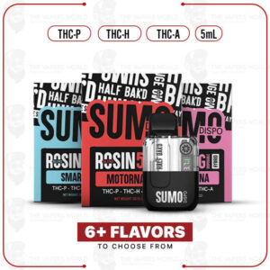 Half Bak’d Sumo Rosin Blend THC-P THC-H THC-A Disposable – 5G