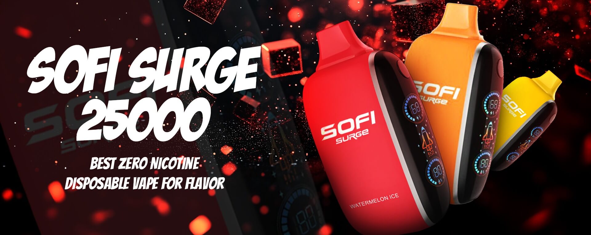 Sofi Surge 25000 Zer Nicotine Disposable Vapes