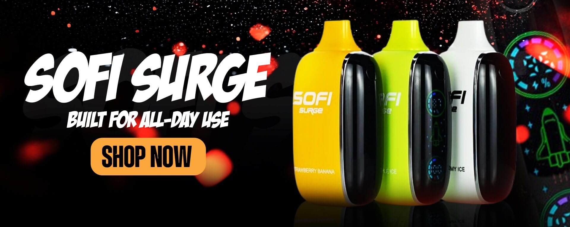 Sofi Surge 25000 Puffs Zer Nicotine Disposable 