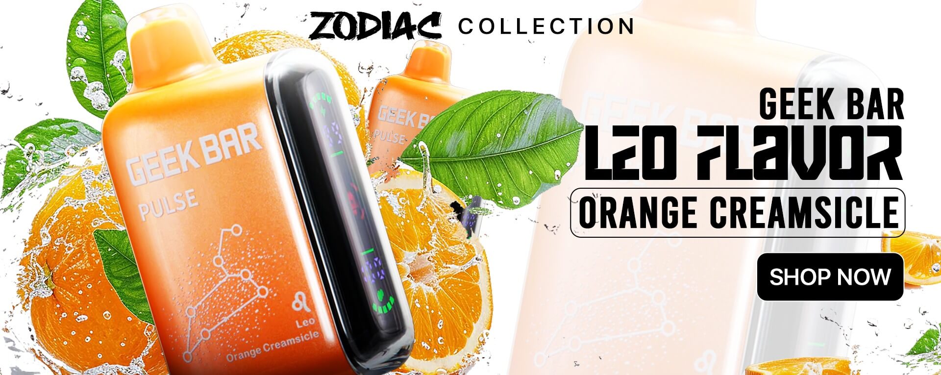 Geek Bar Leo Flavor: Orange Creamsicle