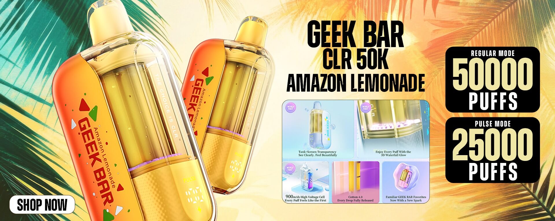 Amazon Lemonade Geek Bar CLR 50K 
