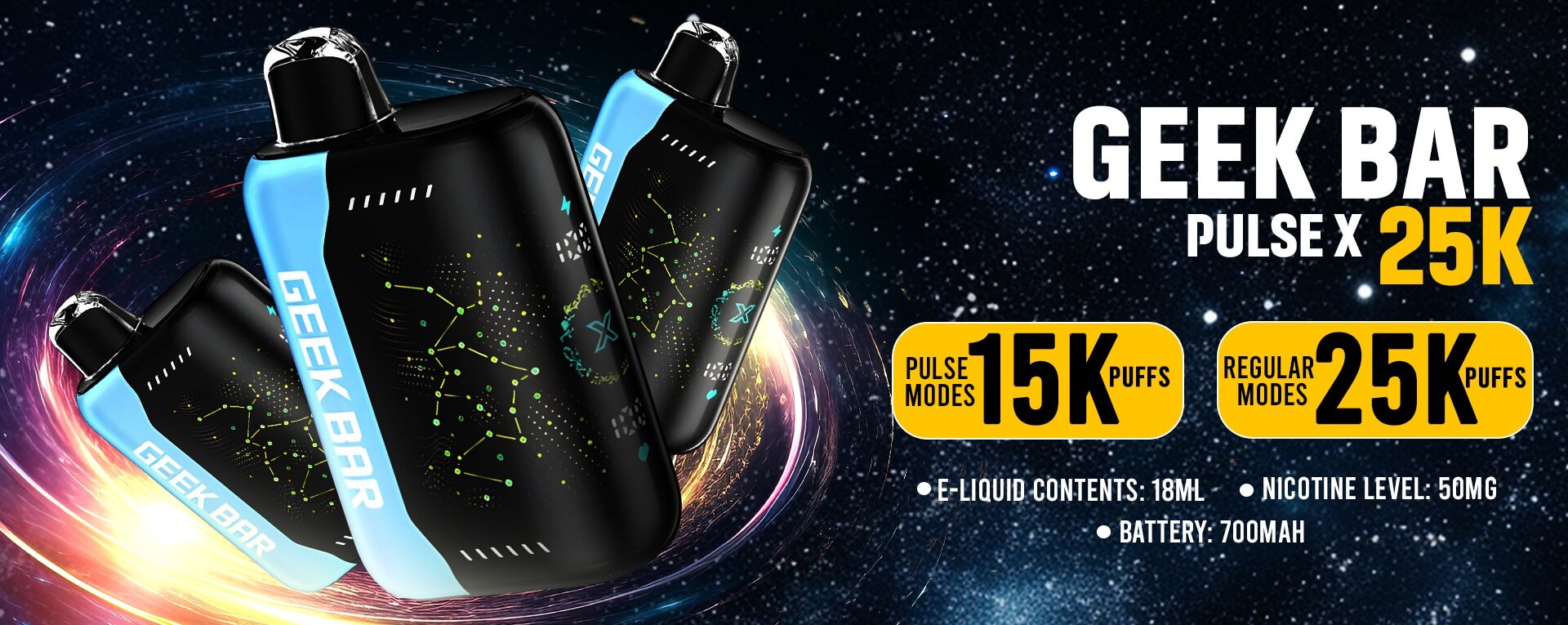 Blue Razz Ice Geek Bar Pulse X