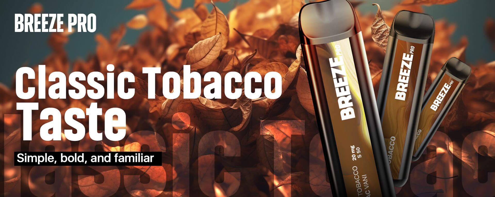 Breeze Pro Classic Tobacco Flavors
