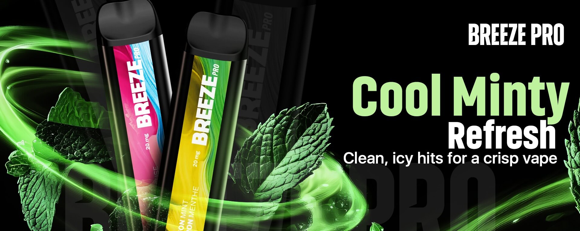 Breeze Pro Cool Minty Flavors