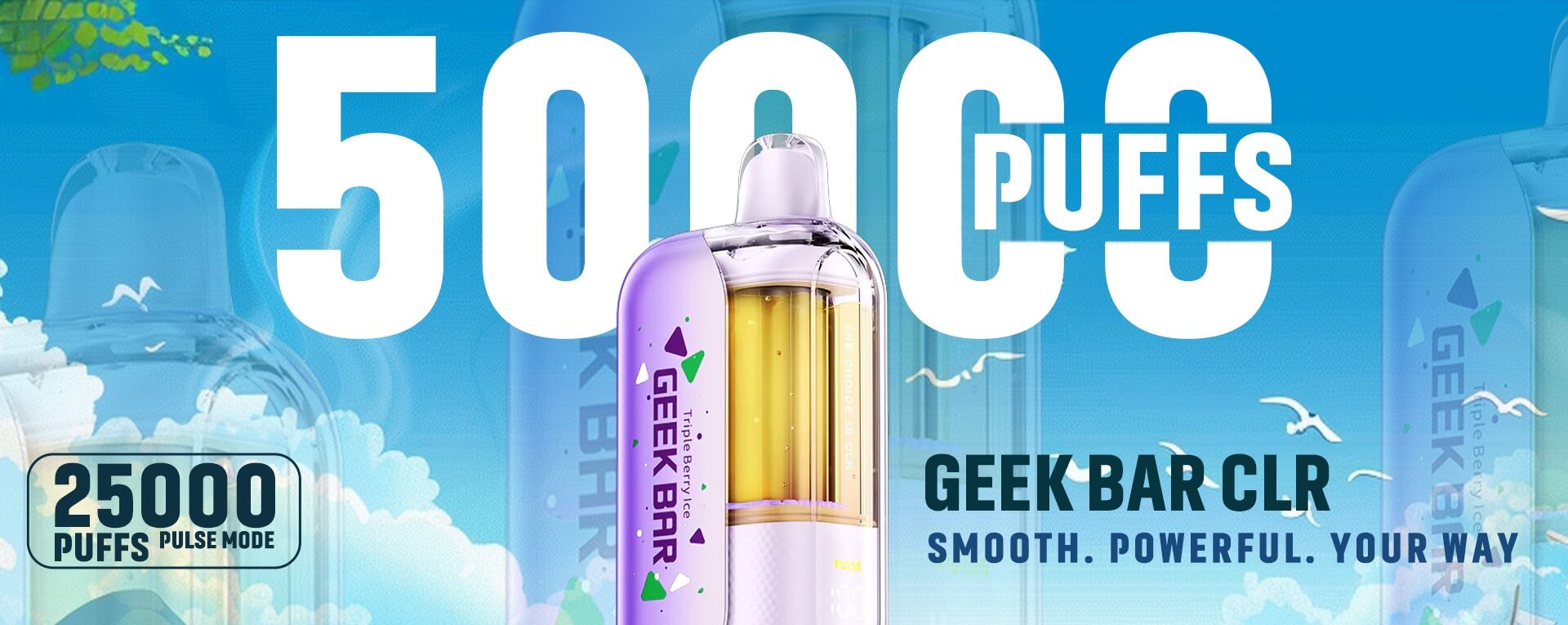 Geek Bar CLR 50K 50000 Puffs Disposable Vape