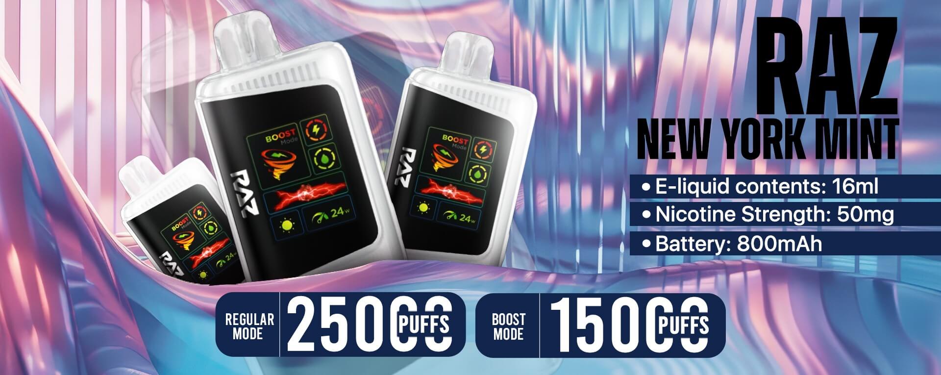 RAZ LTX 25K Puffs - New York Mint